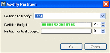 Modifying a partition