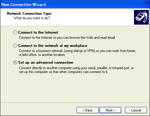 Network Connection Wizard