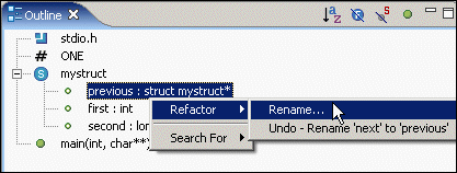 Rename               Refactoring