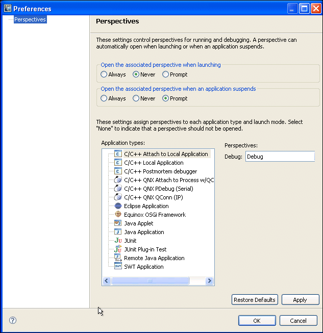 Finer-grained Launch configurations